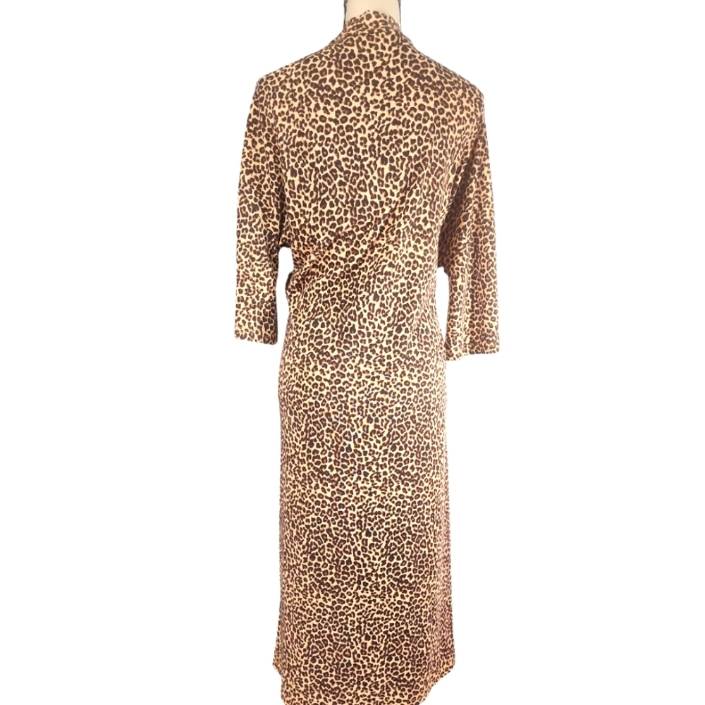Night Gown Ekouaer Animal Print Long Night Gown. S - Picture 3 of 11